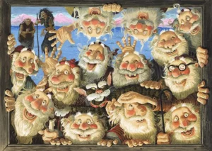 The 13 Yule Lads in Iceland. 